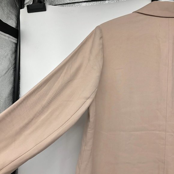 Nordstrom's Chelsea28 Beige Pale Pink Oversized lightweight Blazer size LG - Picture 14 of 16